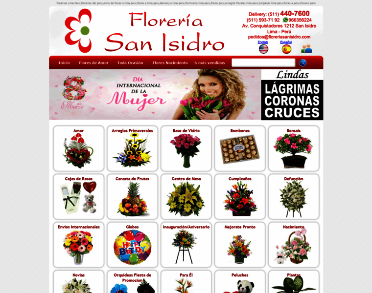 Floreriasanisidro.com thumbnail