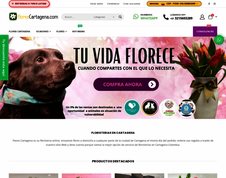 Florescartagena.com thumbnail