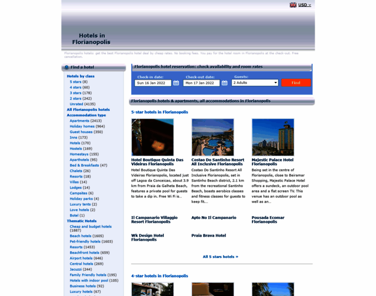 Florianopolishotel.net thumbnail