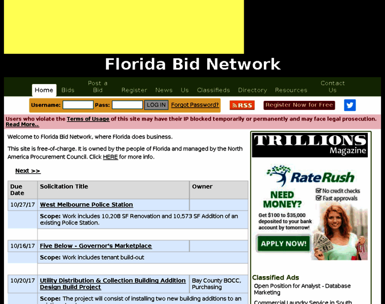 Floridabids.net thumbnail