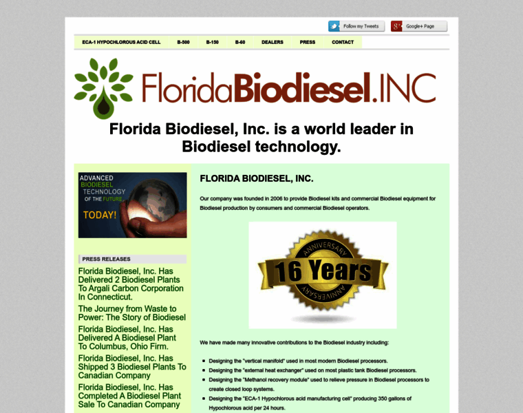 Floridabiodieselinc.com thumbnail