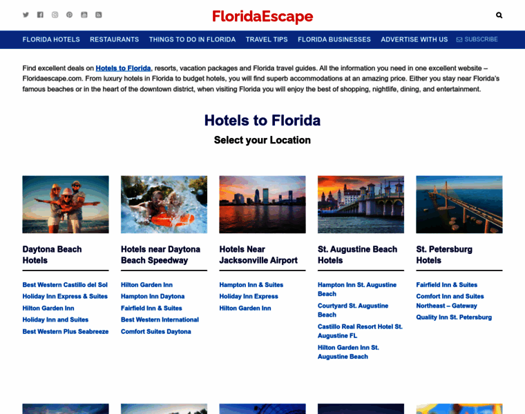 Floridaescape.com thumbnail
