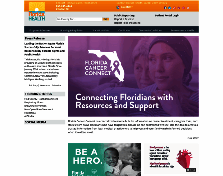 Floridahealth.gov thumbnail