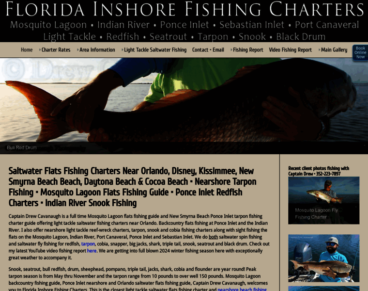 Floridainshorefishingcharters.com thumbnail