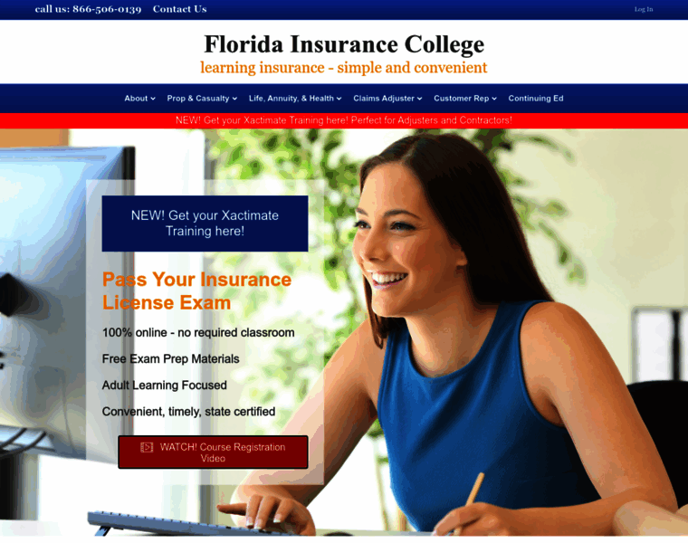 Floridainsurancecollege.com thumbnail