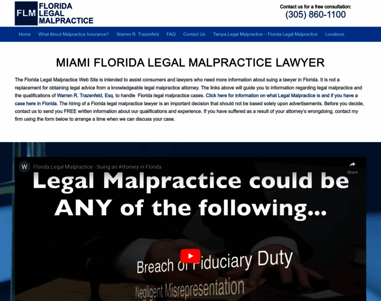 Floridalegalmalpractice.com thumbnail