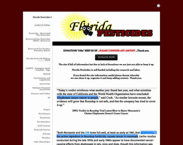 Floridapesticides.com thumbnail
