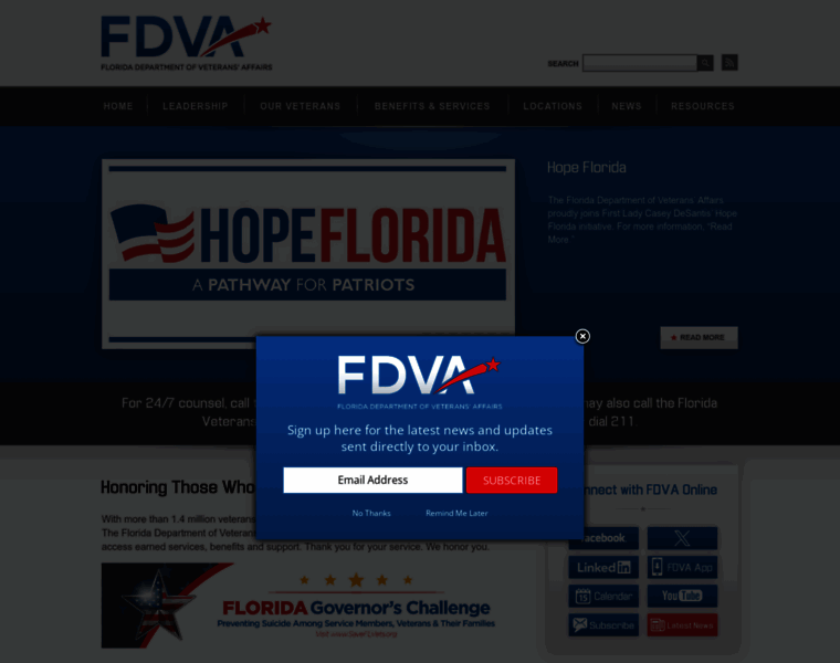 Floridavets.org thumbnail