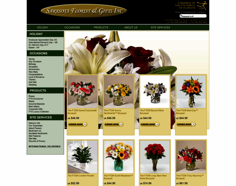 Floristsarasota.net thumbnail