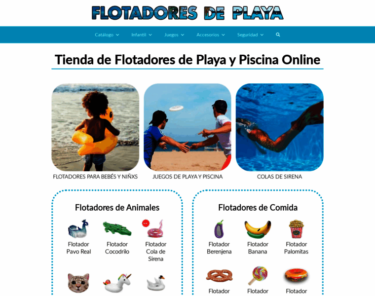 Flotadoresdeplaya.com thumbnail