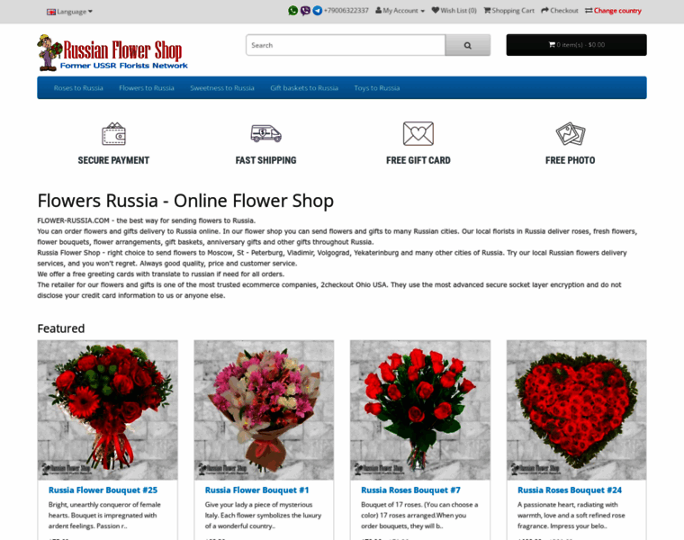Flower-russia.com thumbnail