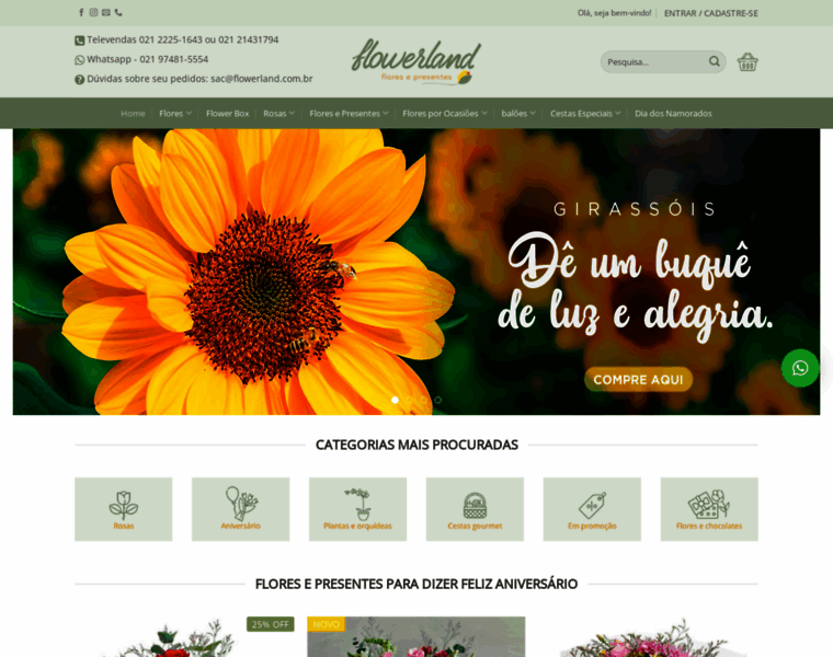 Flowerland.com.br thumbnail