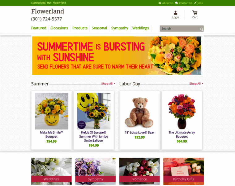Flowerlandflorist.biz thumbnail