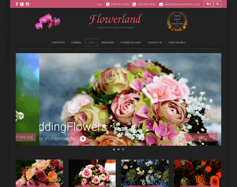 Flowerlandflorist.co.uk thumbnail