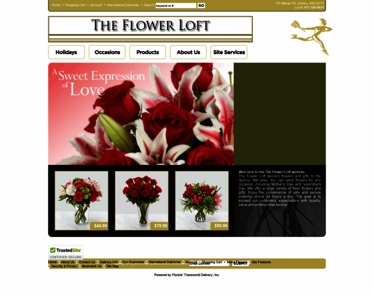 Flowerloftflorist.com thumbnail