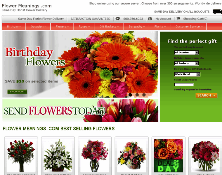 Flowermeanings.com thumbnail