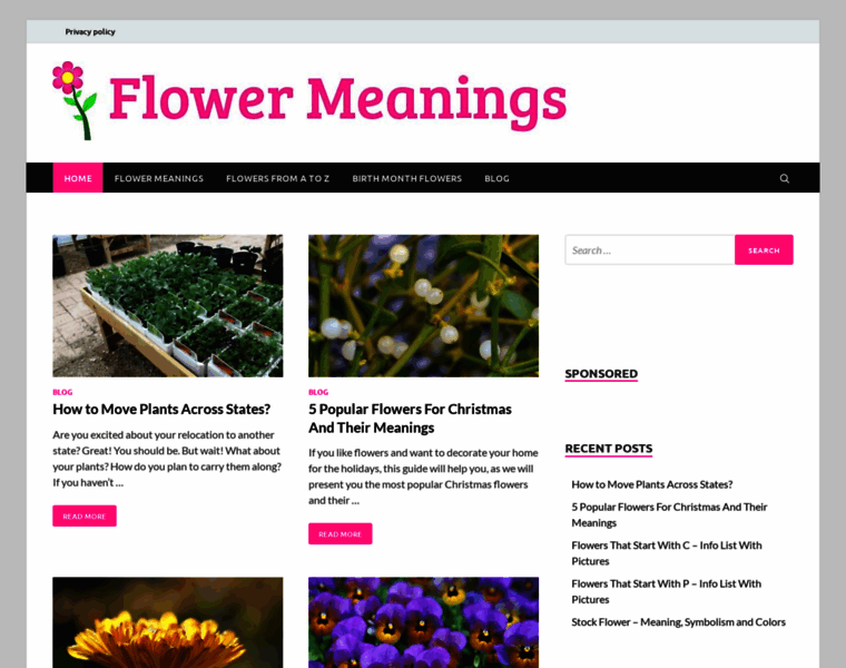 Flowermeanings.org thumbnail