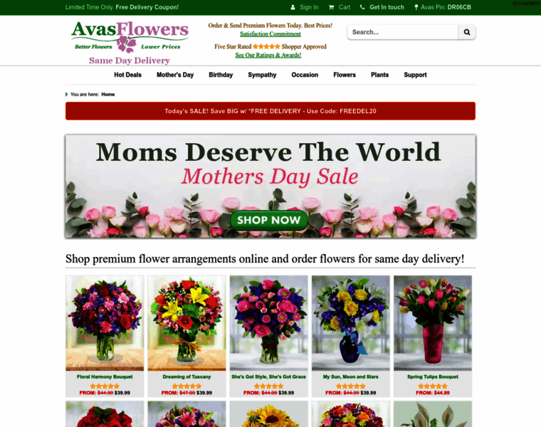 Flowers.avasflowers.net thumbnail