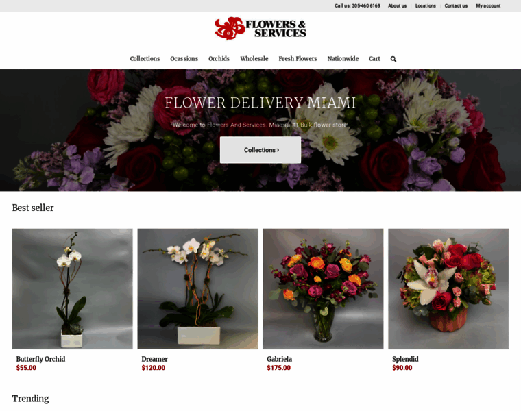 Flowersandservices.com thumbnail