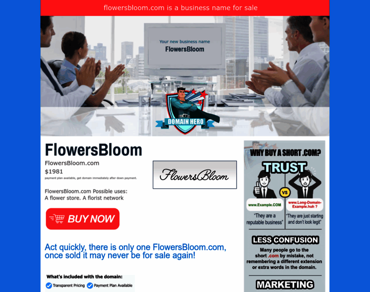 Flowersbloom.com thumbnail