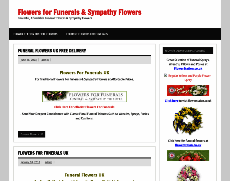 Flowersforfunerals.org.uk thumbnail