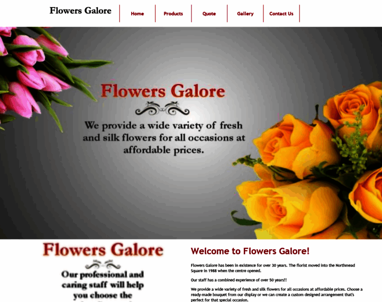 Flowersgalore.co.za thumbnail