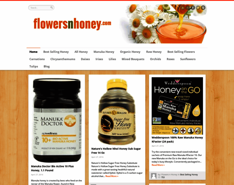 Flowersnhoney.com thumbnail