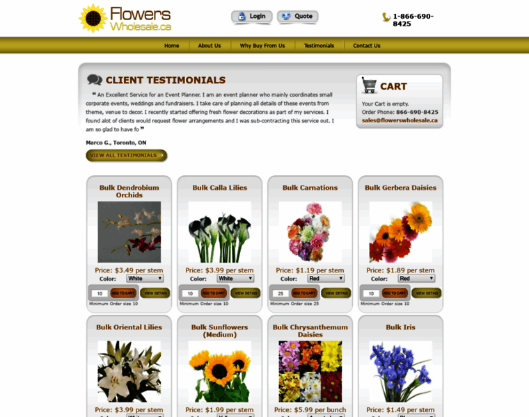 Flowerswholesale.ca thumbnail