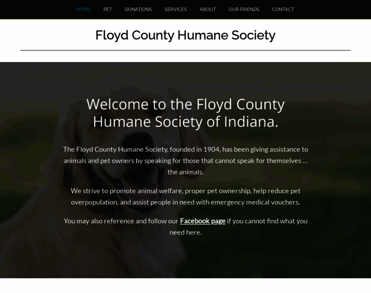 Floydcountyhumanesociety.com thumbnail
