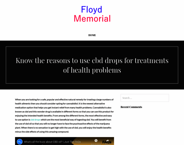 Floydmemorial.com thumbnail