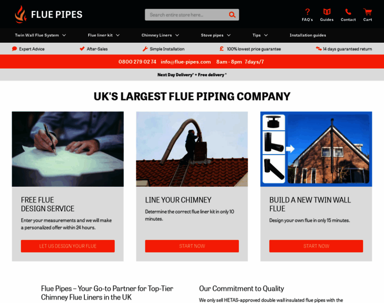 Flue-pipes.com thumbnail
