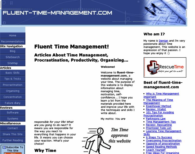 Fluent-time-management.com thumbnail