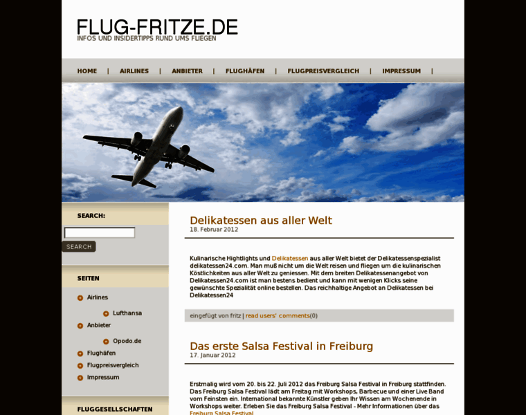 Flugfritze.de thumbnail