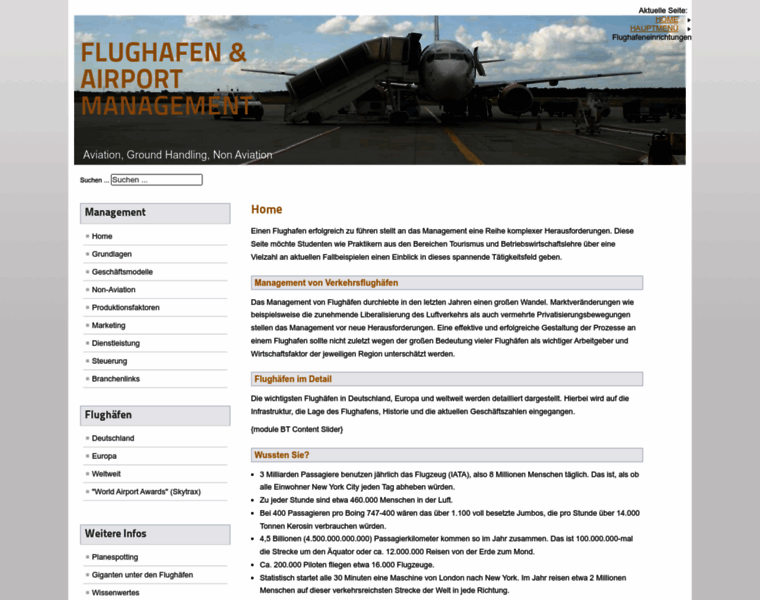 Flughafen-management.de thumbnail