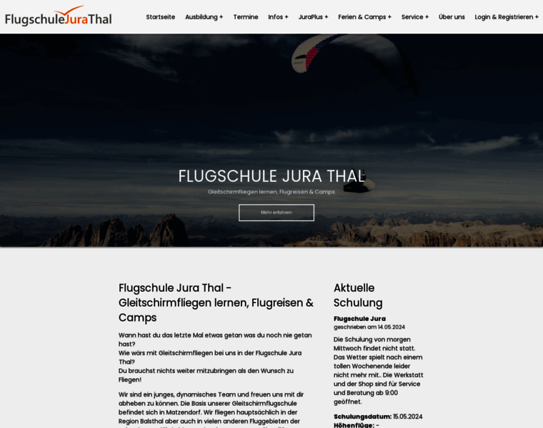 Flugschule-jura.ch thumbnail