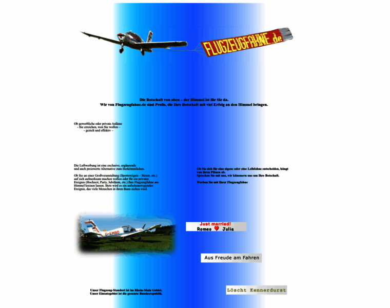 Flugzeugfahne.de thumbnail