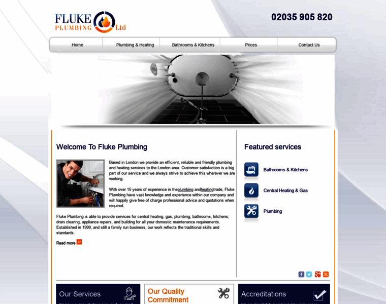 Flukeplumbing.co.uk thumbnail