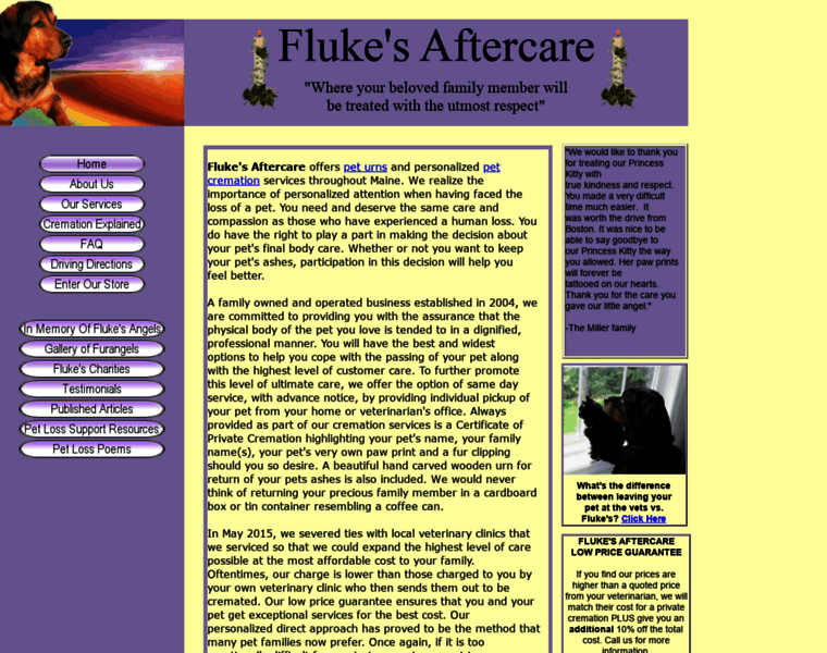 Flukesaftercare.com thumbnail