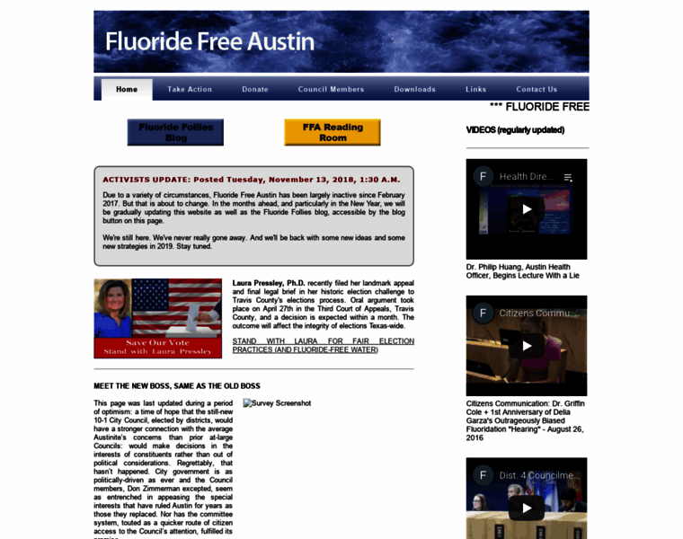 Fluoridefreeaustin.com thumbnail