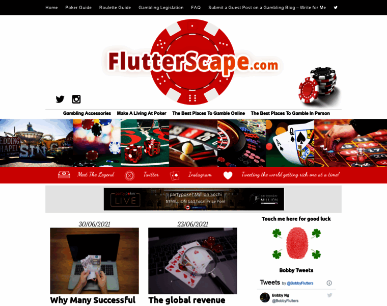 Flutterscape.com thumbnail