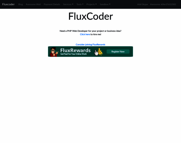 Fluxcoder.xyz thumbnail