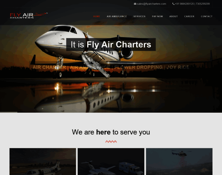 Flyaircharters.com thumbnail