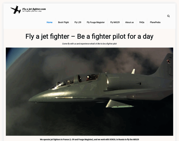 Flyajetfighter.com thumbnail
