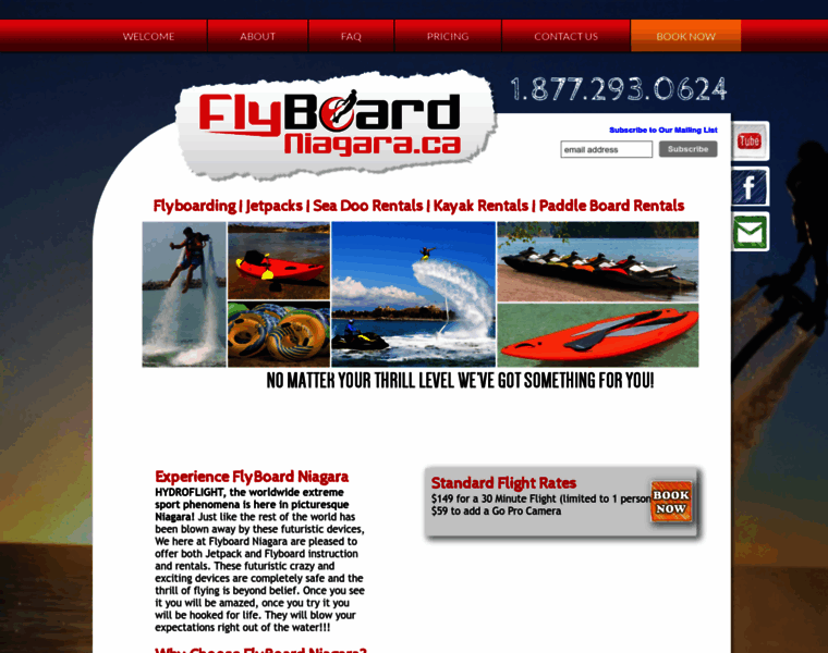 Flyboardniagara.ca thumbnail