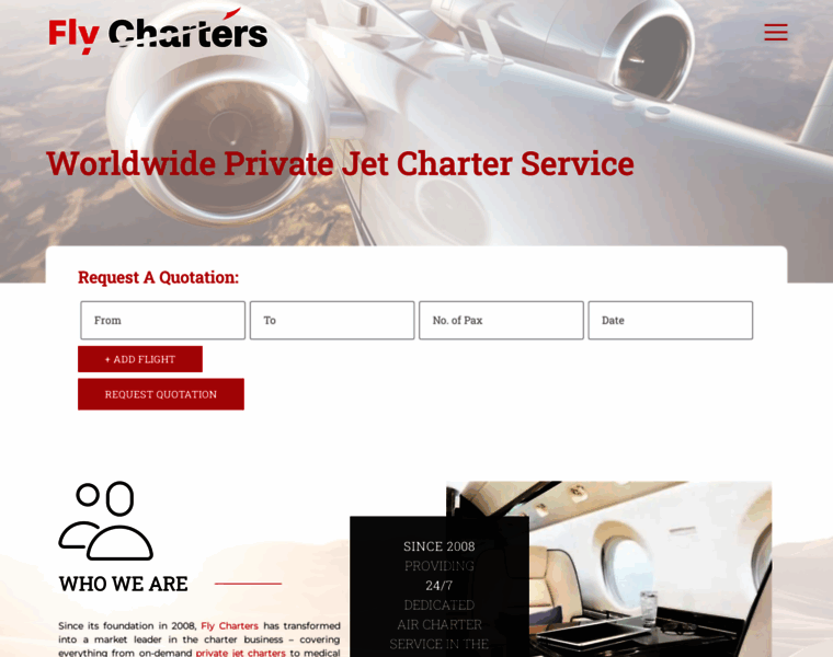 Flycharters.aero thumbnail