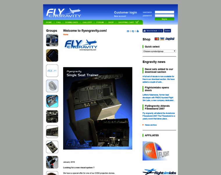 Flyengravity.com thumbnail