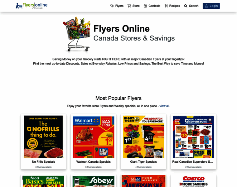 Flyers-on-line.com thumbnail