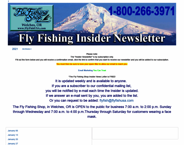 Flyfishinginsidernewsletter.com thumbnail