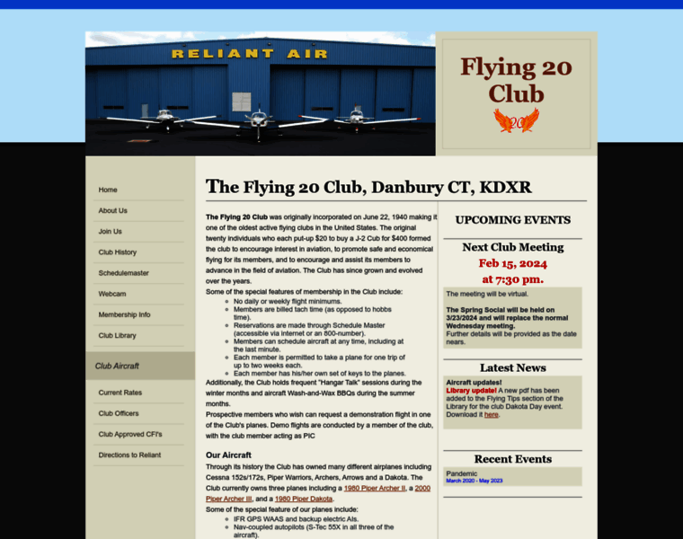 Flying20club.org thumbnail