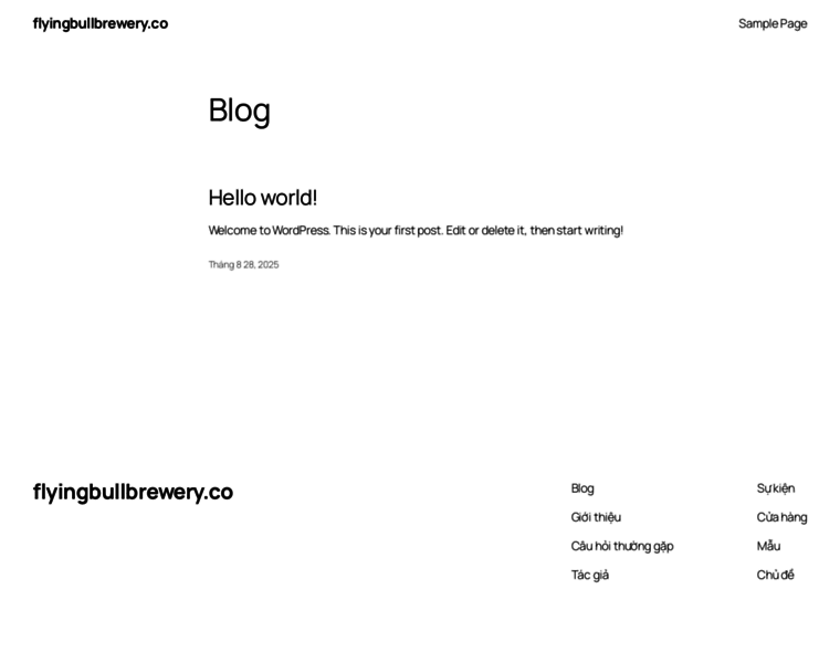 Flyingbullbrewery.co thumbnail